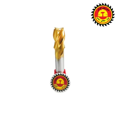 فرز انگشتی HSS طلایی تیکر سایز 13 میلی متر