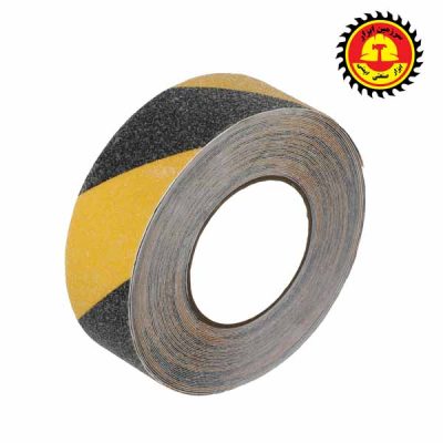 ترمز پله سنباده ای دورنگ عرض پنج سانت و طول 18 متر چسبدار